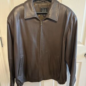 Jos A Banks Executive Collection Lambskin Leather Jacket